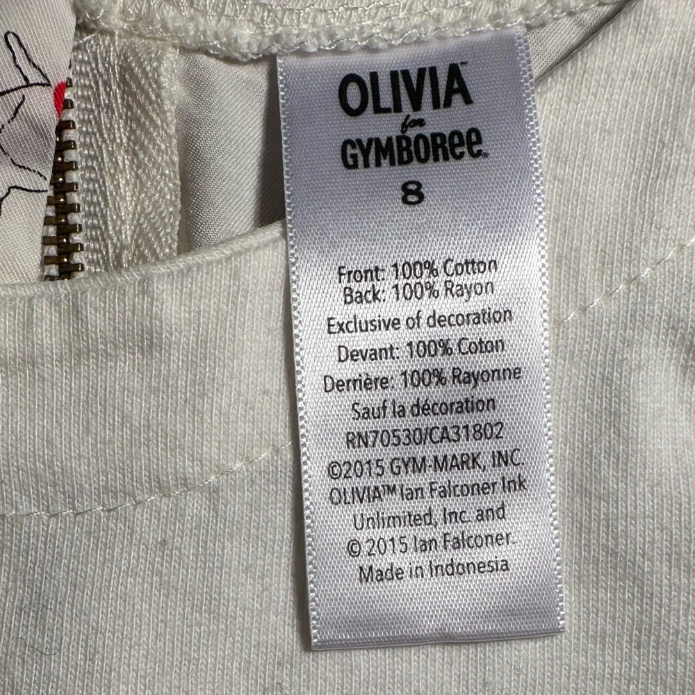 Olivia Shirt w/ Pearl Necklace Bow Handbag Fun Accessories Pig ~ Little Girl’s 8